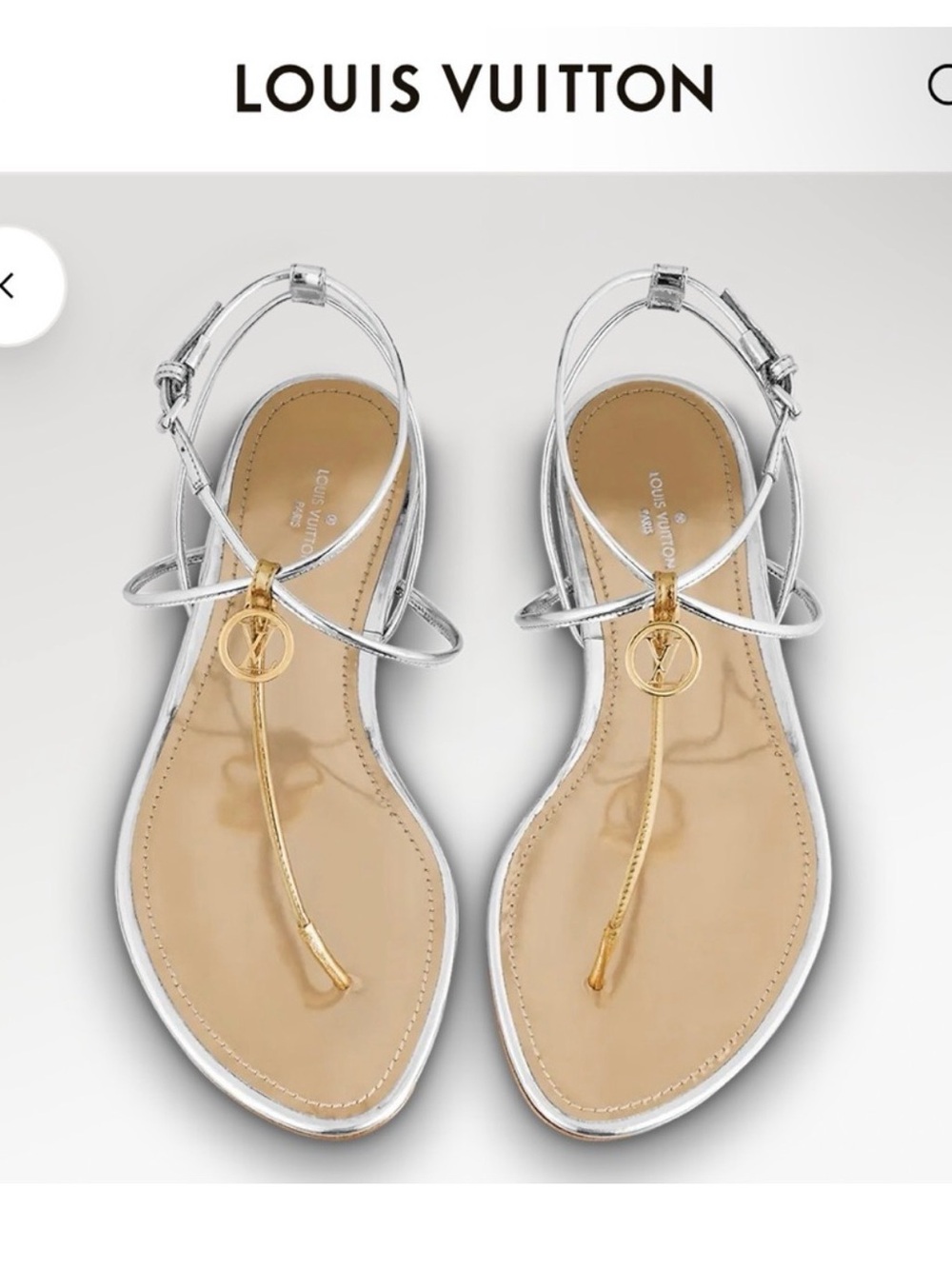 Louis Vuitton Sunseeker Sandals Authentic